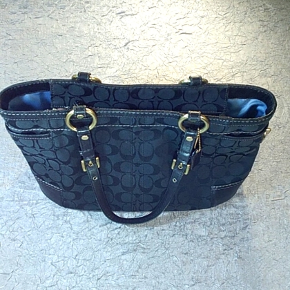 Coach Black Handbag Tote